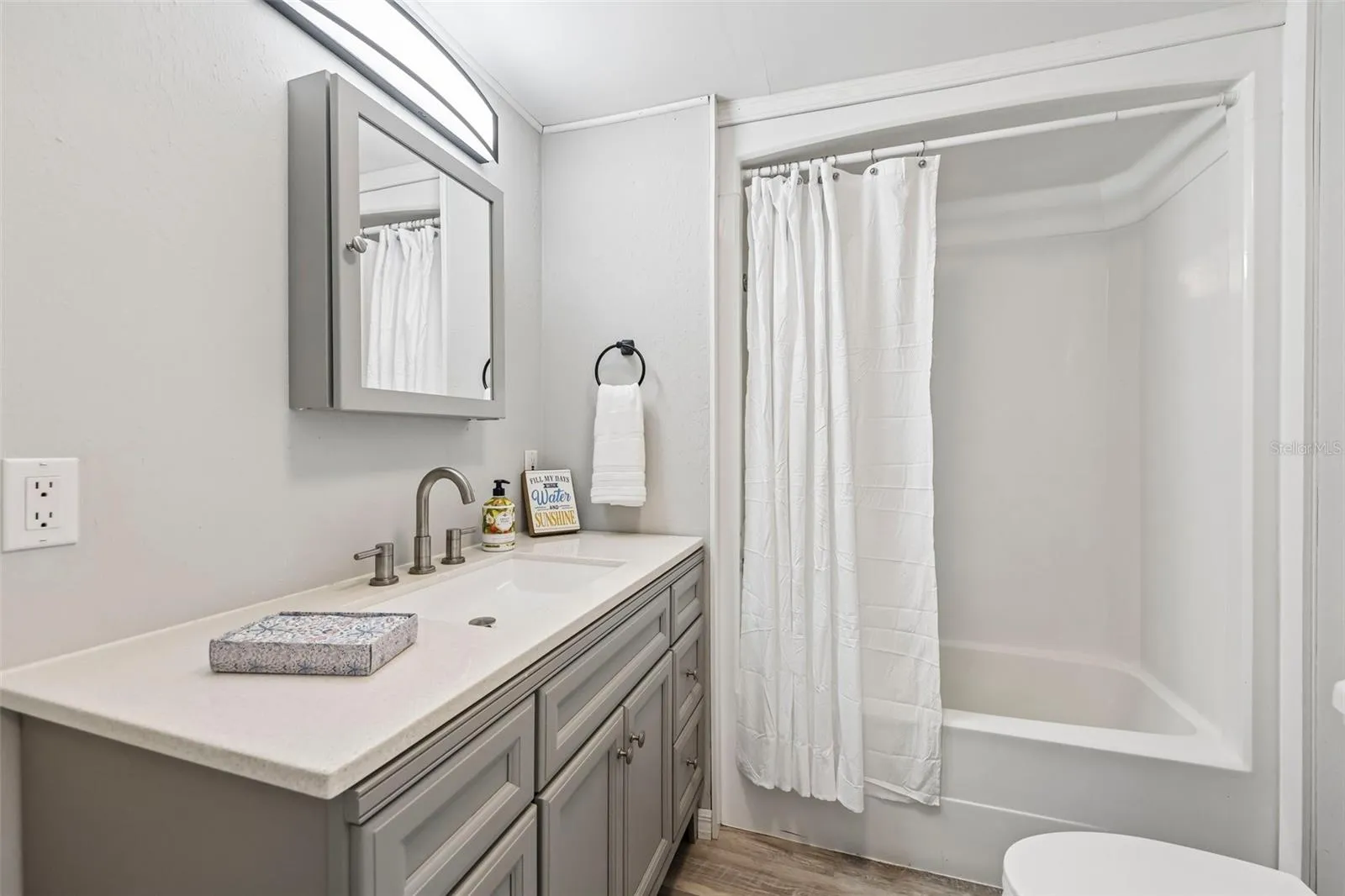Hallway bathroom