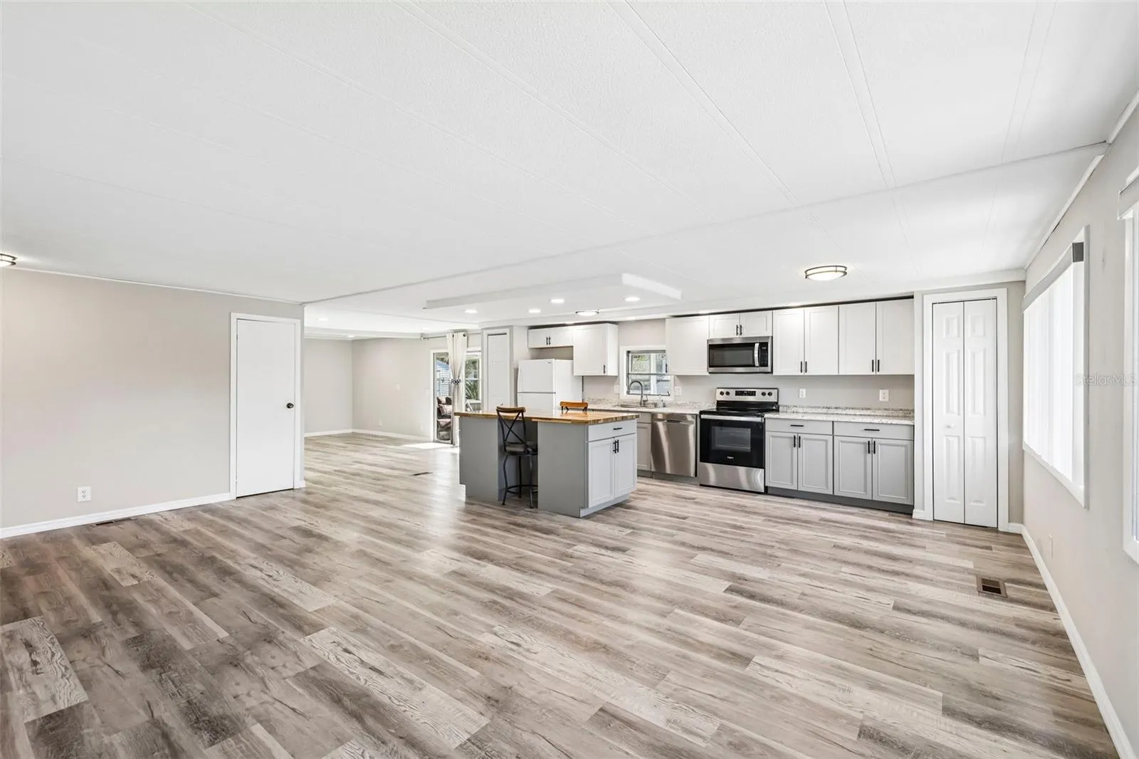 Family room, Dining room &amp; Kitchen