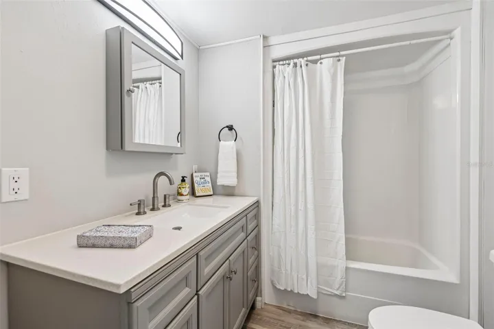 Hallway bathroom