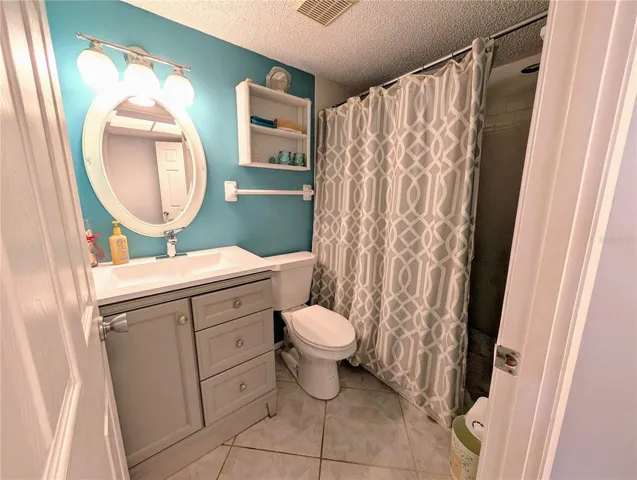 Master bath...note diagonal tile flooring &amp; upgraded features