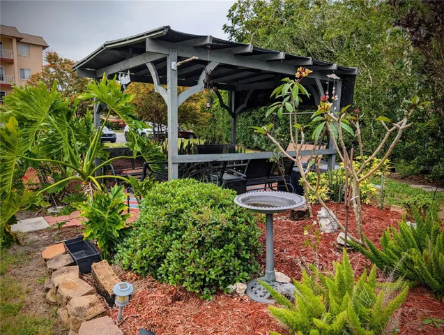 Gazebo in E-bldg courtyard