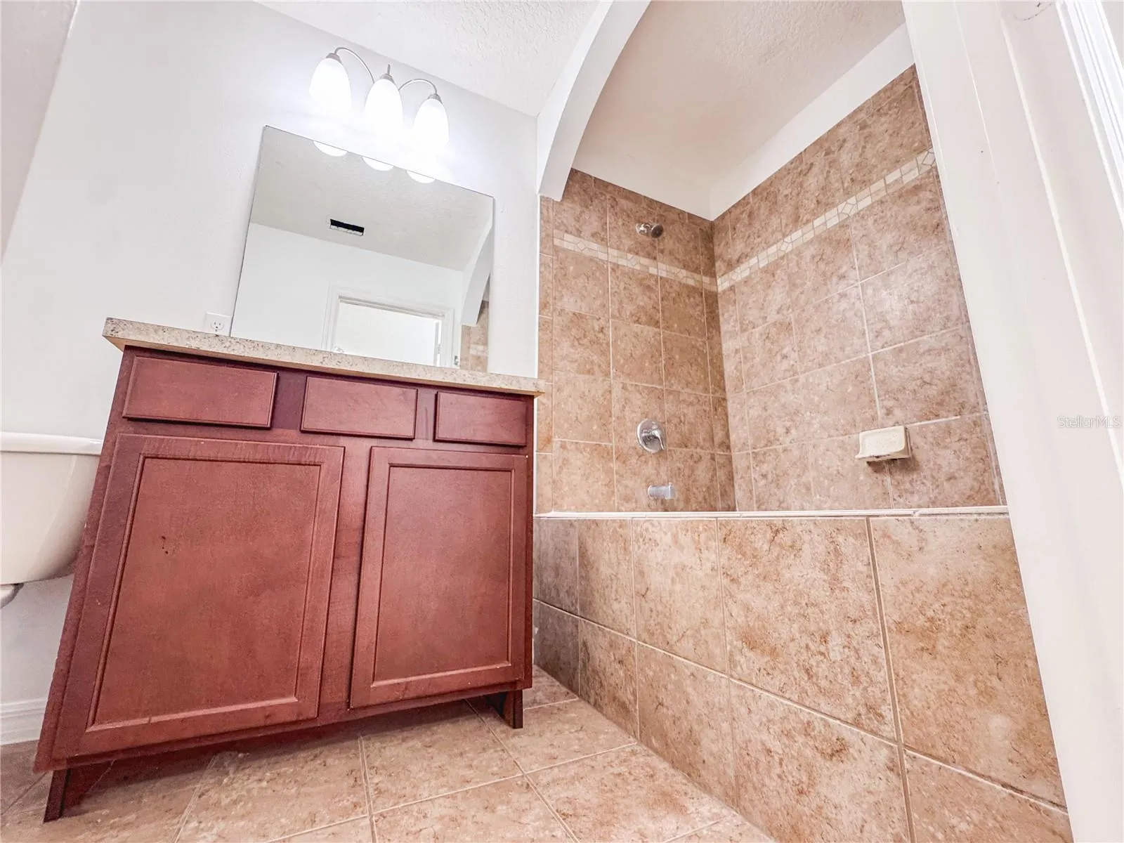 Primary Bathroom - Tiled Shower
