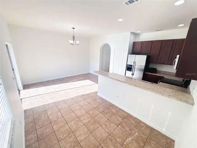 Living-Dining Room to Kitchen