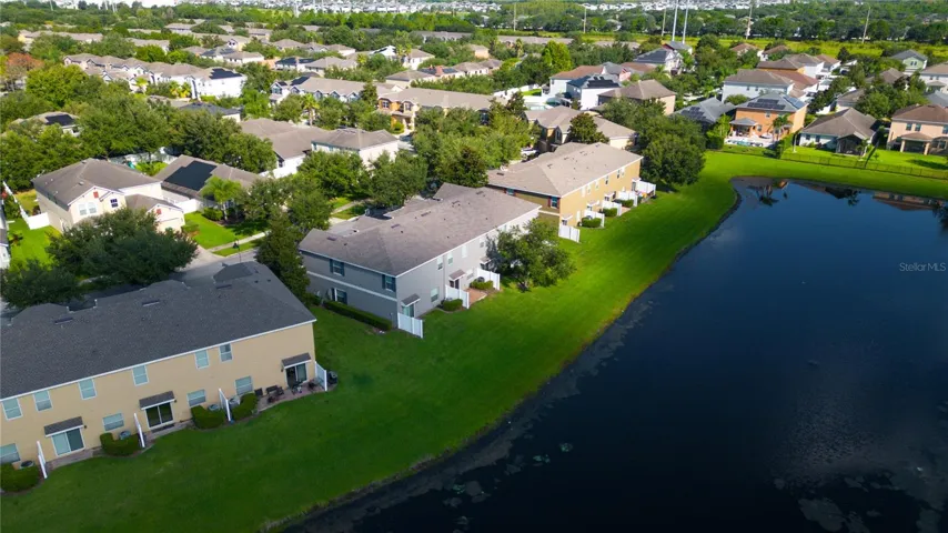 Aerial - Community and Pond