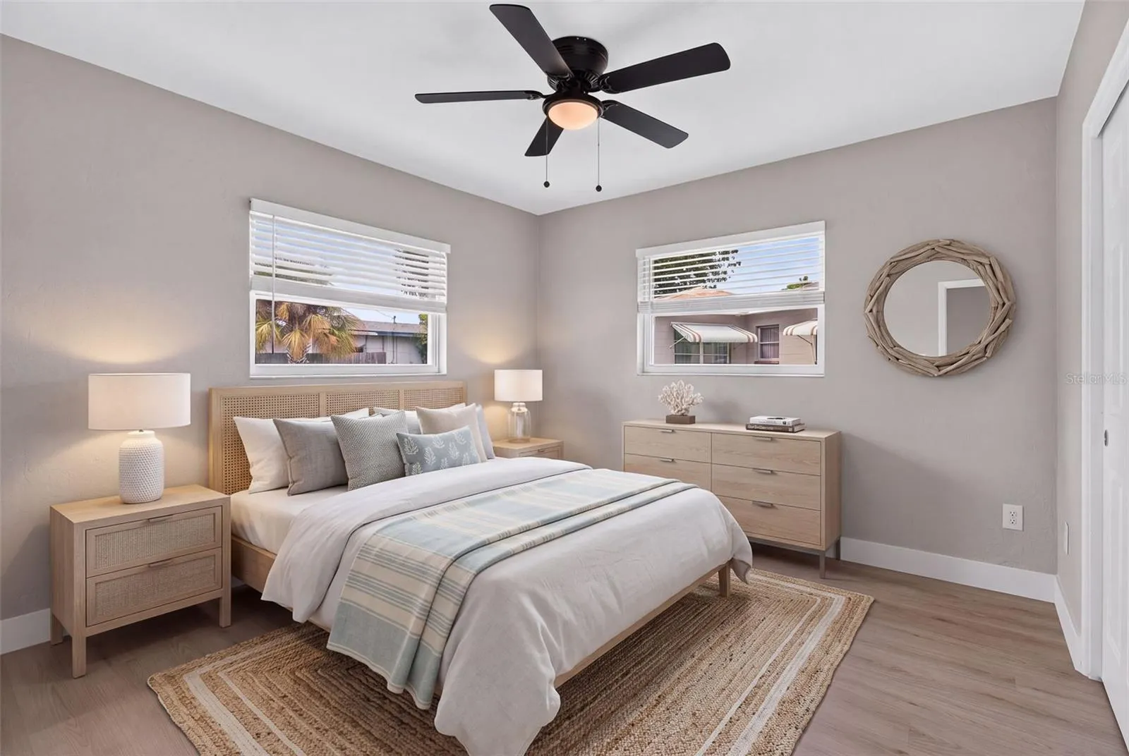 2ND BEDROOM WITH STAGED FURNITURE