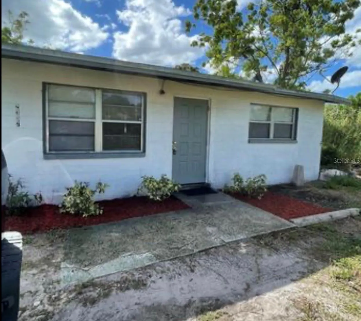 House on adjacent property