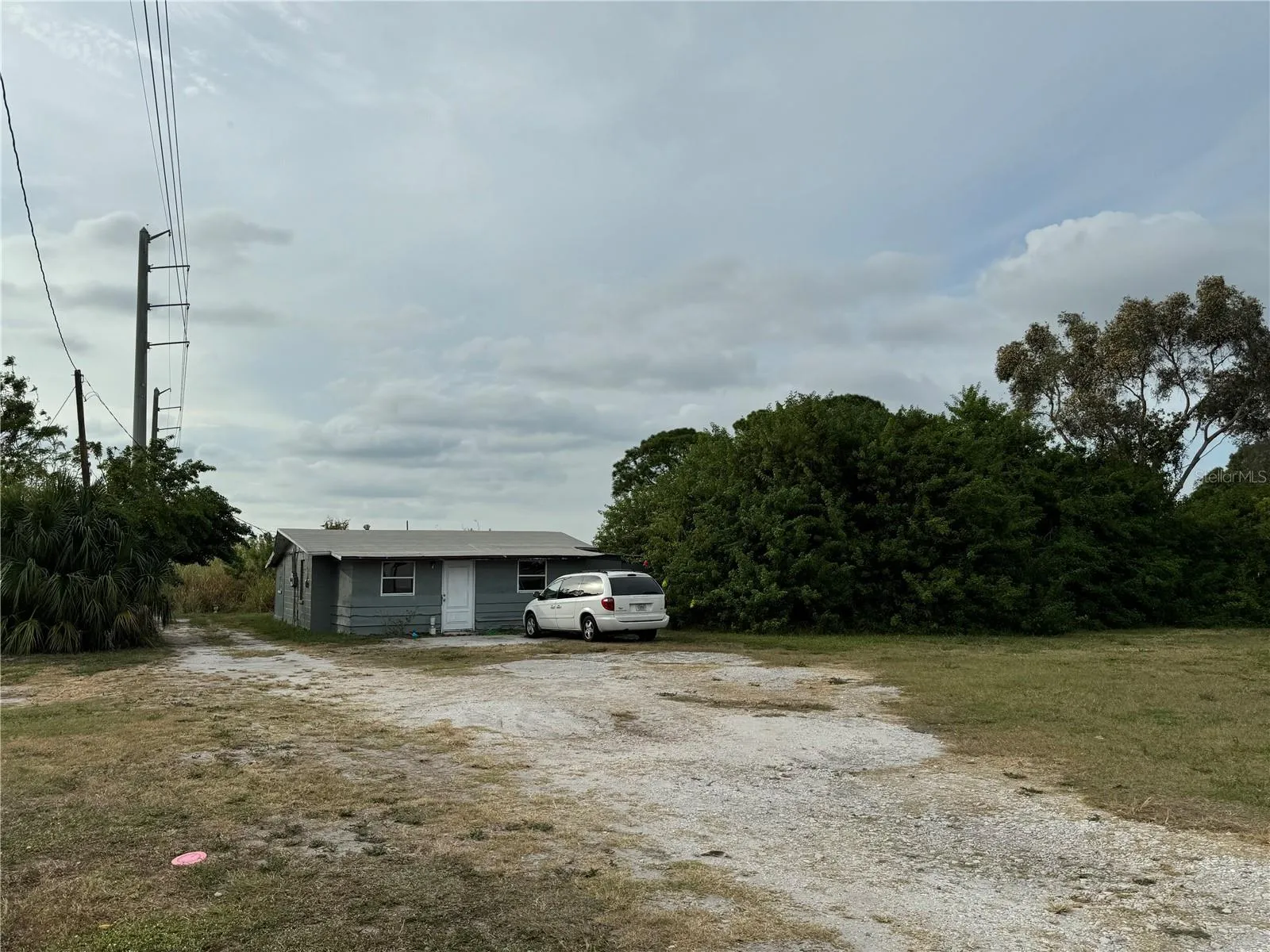 House on adjacent property