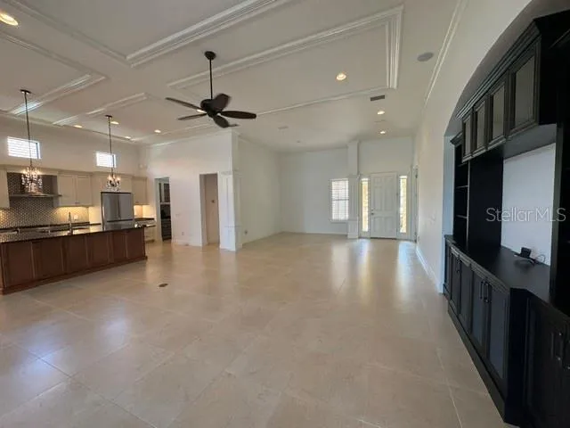 Built-in Entertainment Center in Great Room