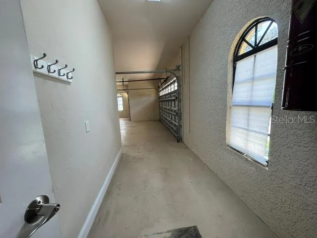 Garage entrance