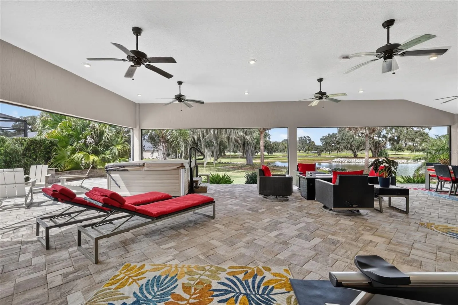 Relax and enjoy the view of the pond