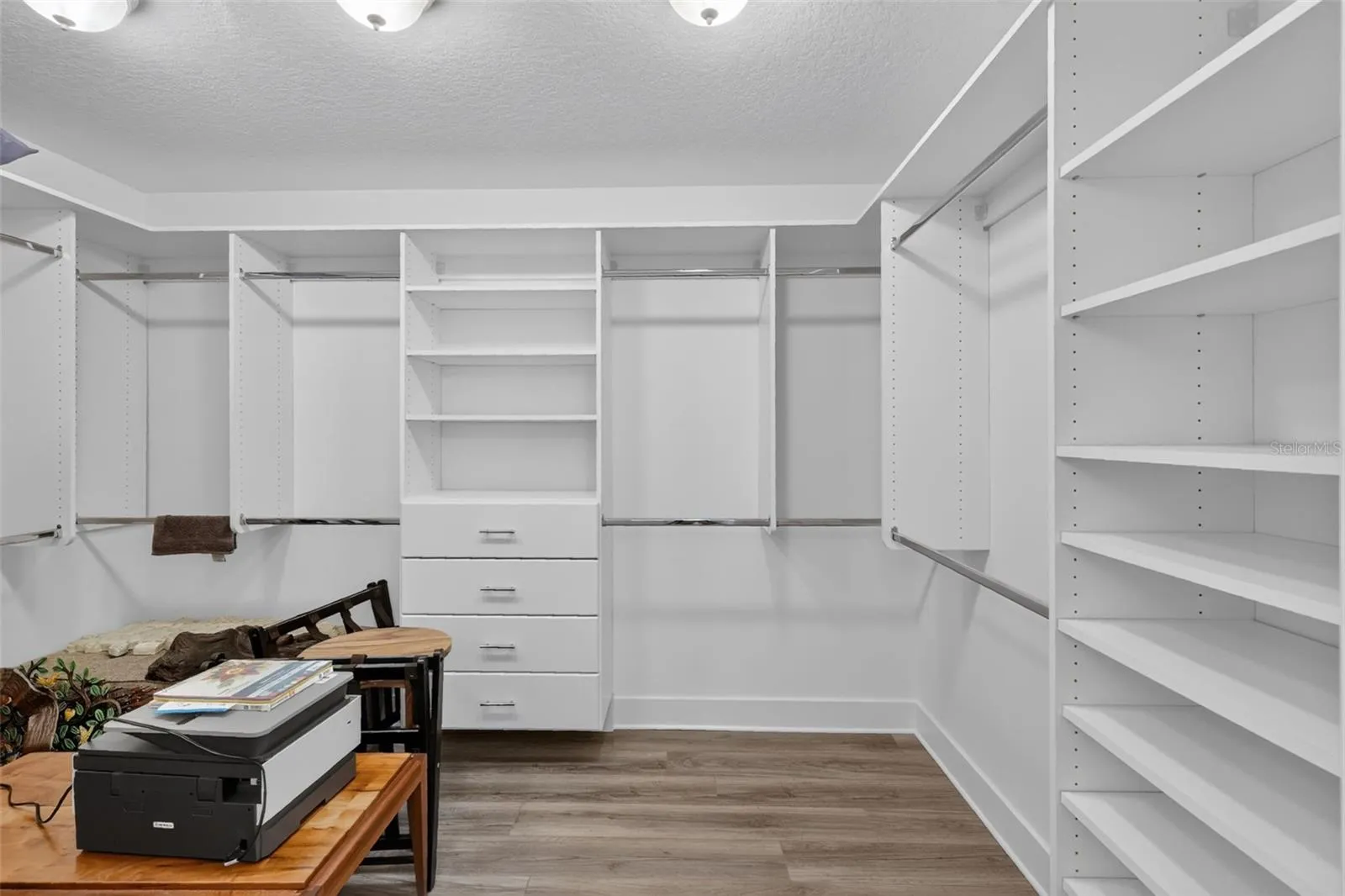 Primary walk-in closet