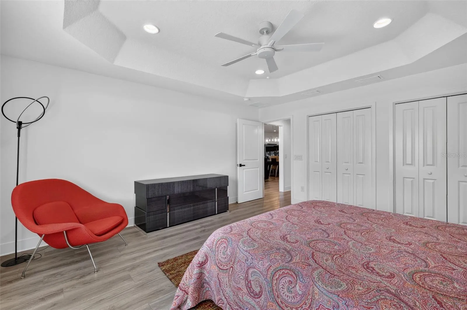 Front guest bedroom with double closets