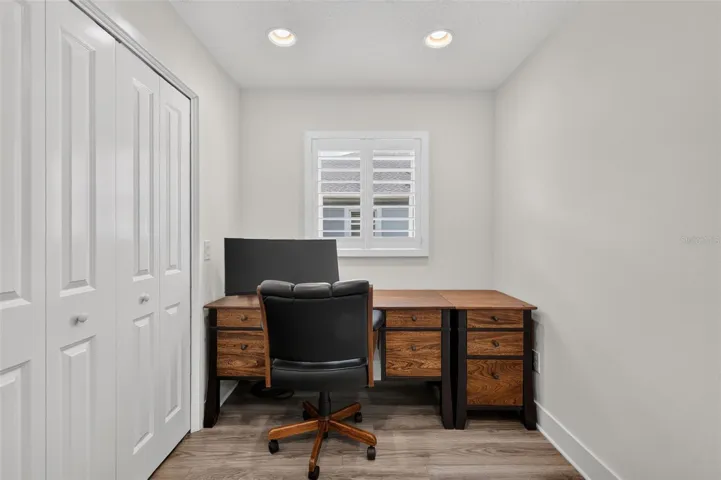 versatile nook, ideal for additional pantry space or a home office