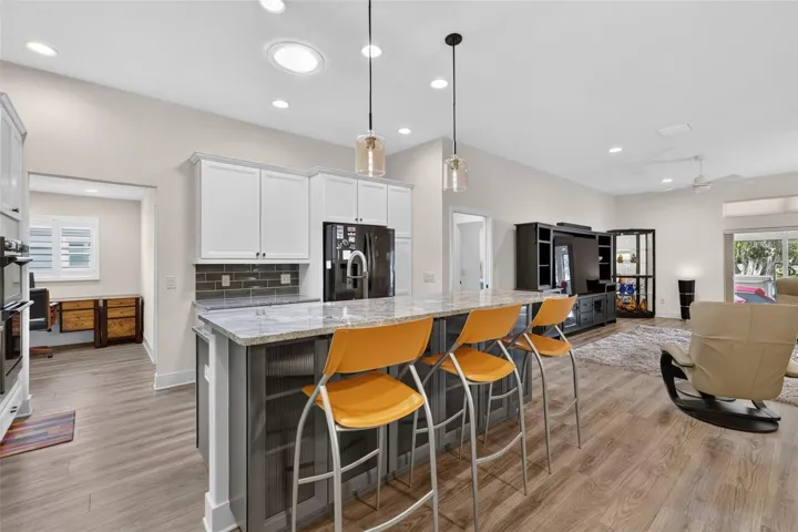 Kitchen with view to the versatile nook, ideal for additional pantry space or a home office