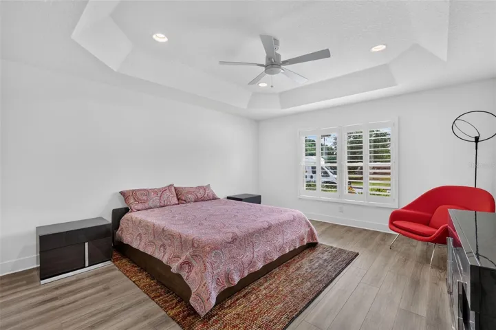 Front guest bedroom with tray ceiling