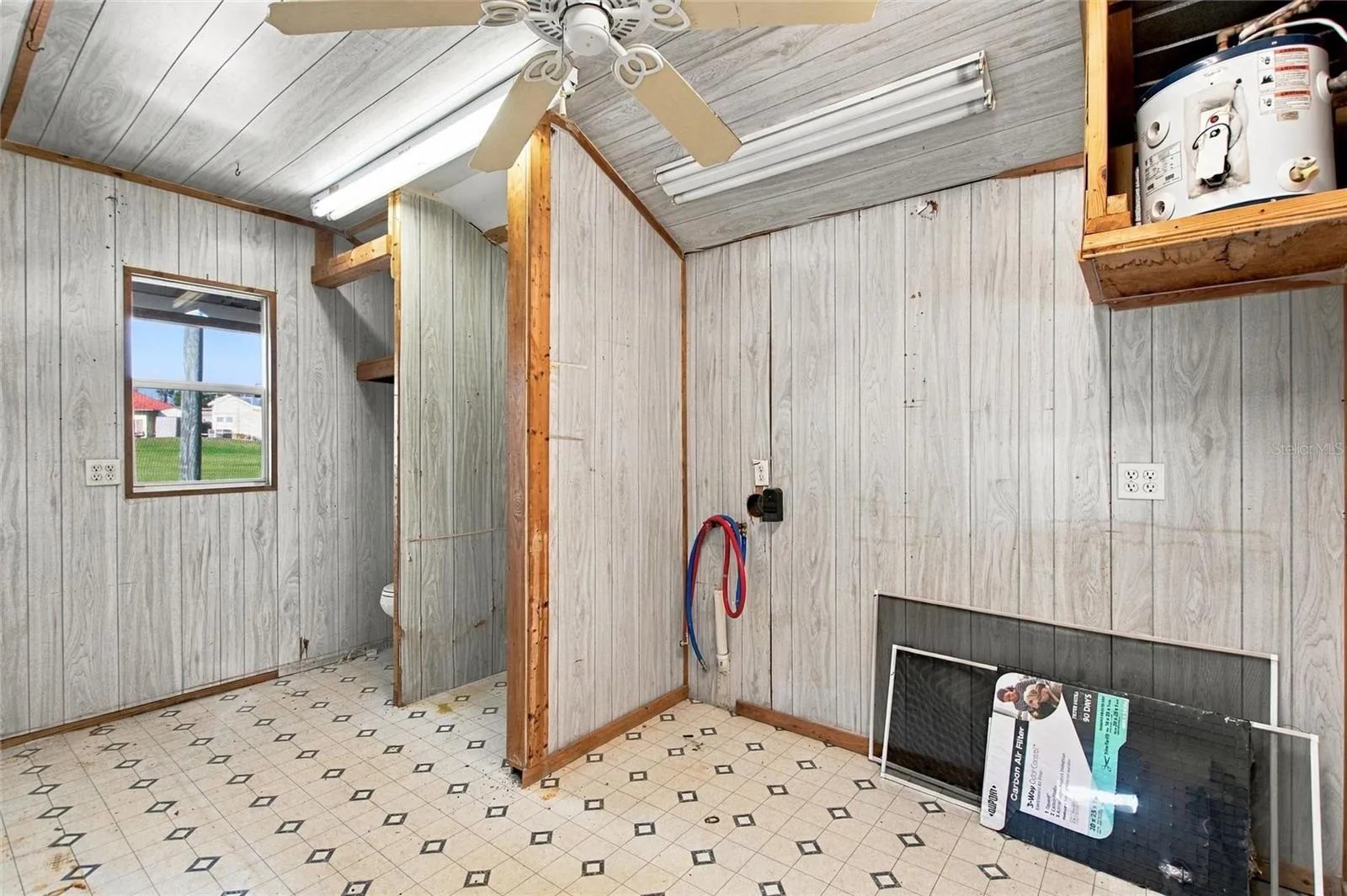 Storage room for washer and dryer