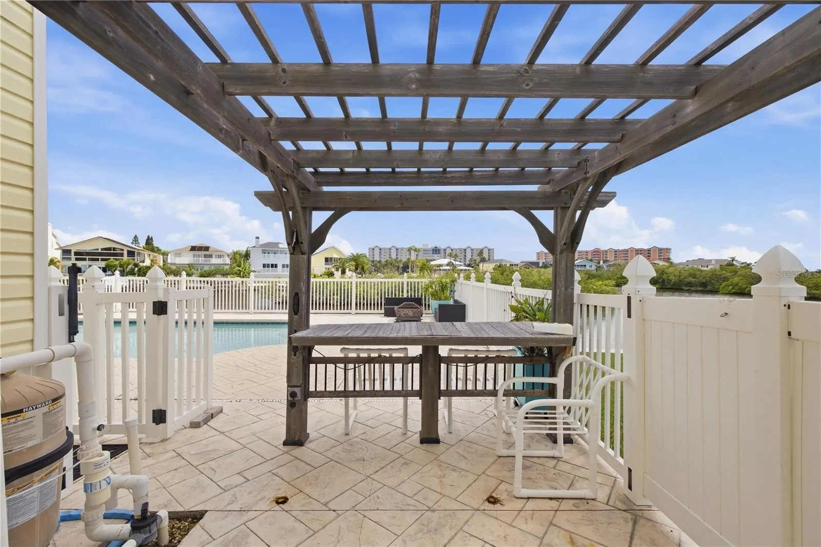 Outdoor Pergola/Gazebo for hangs, dining, and outdoor memories.