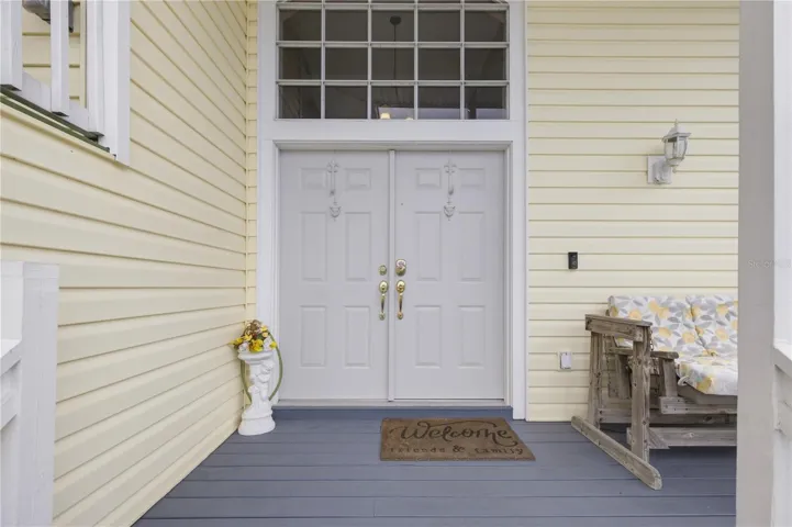 Double Front Doors!