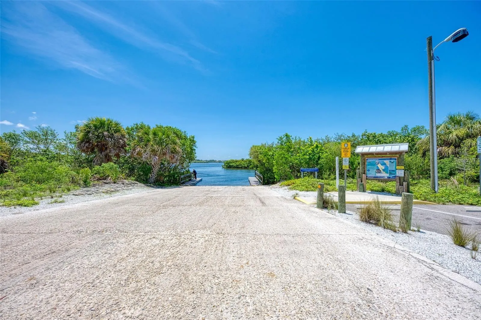 Boat launch at Manasota Key Beach 3.5 miles