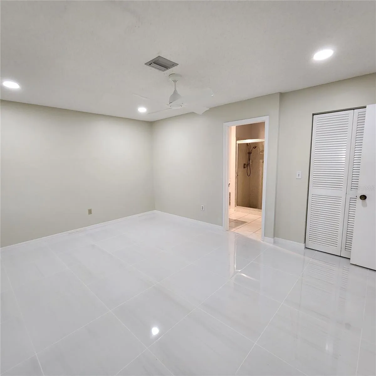 master bedroom closet and bathroom entrance