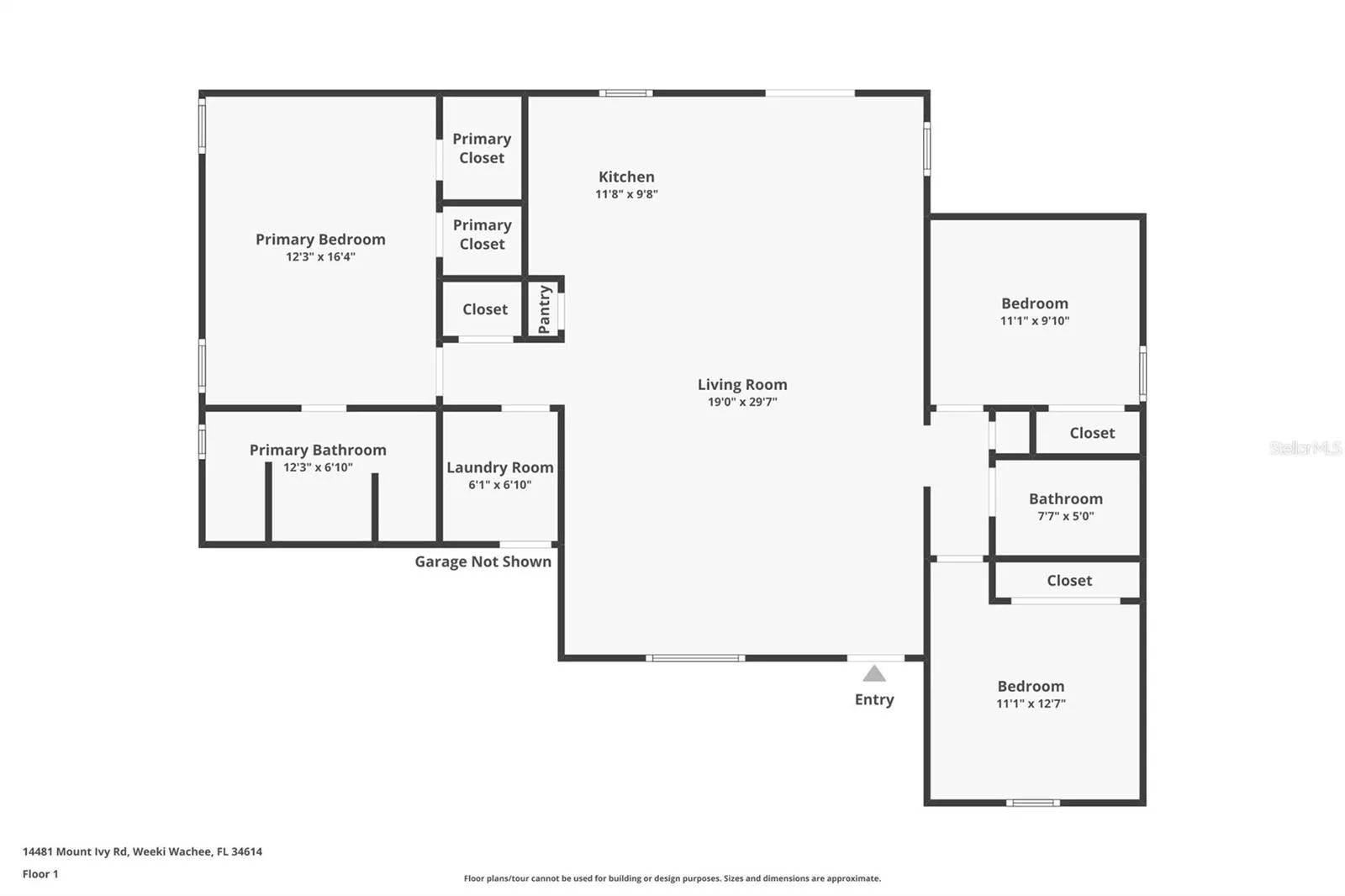 Room Measurements are an approximate.