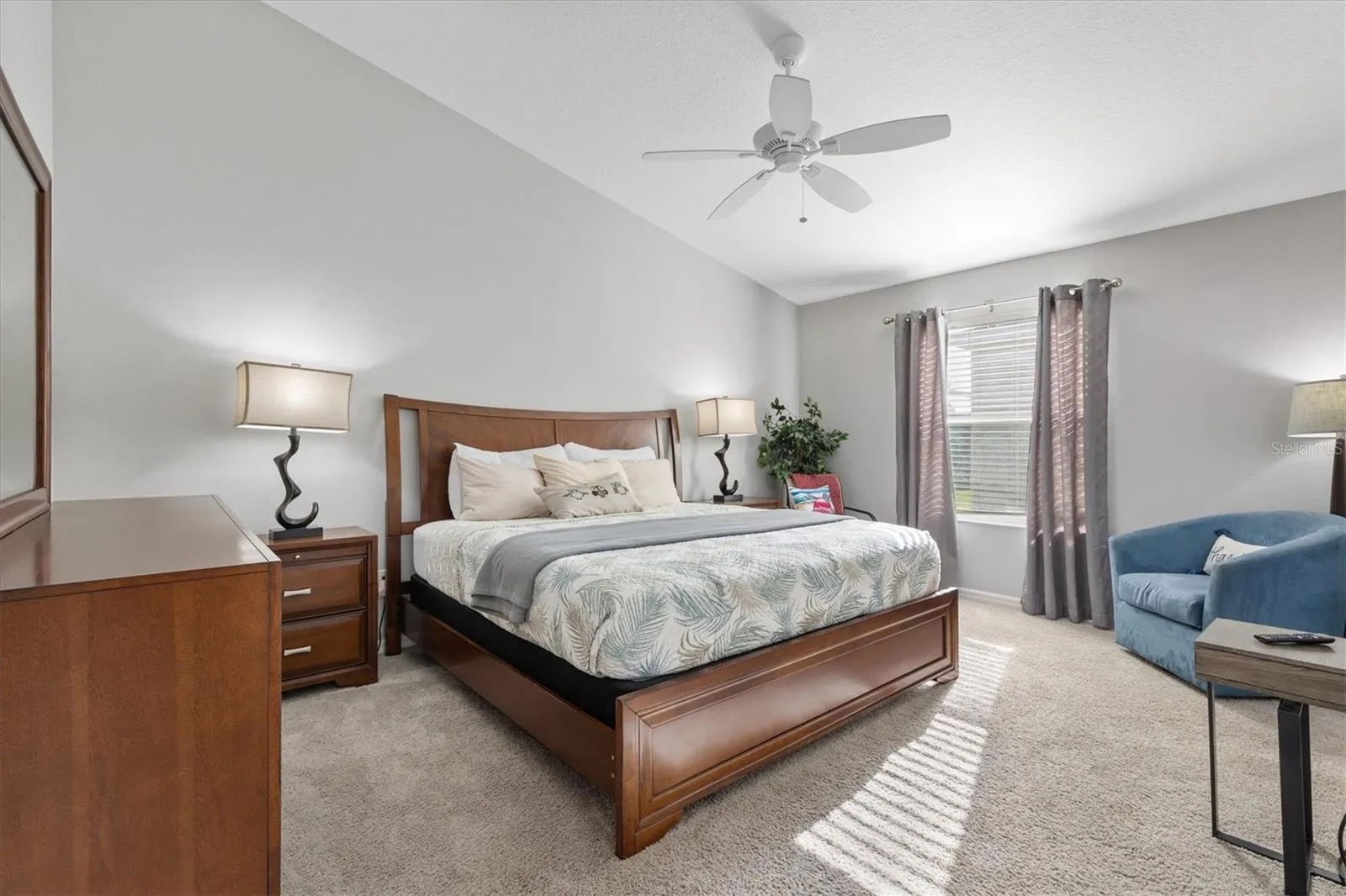 Primary Bedroom w/ Carpet Flooring