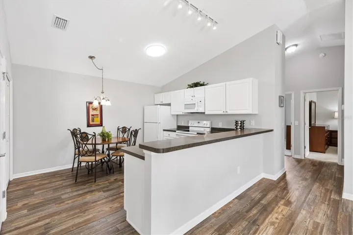 Breakfast Bar w/ Track Lighting