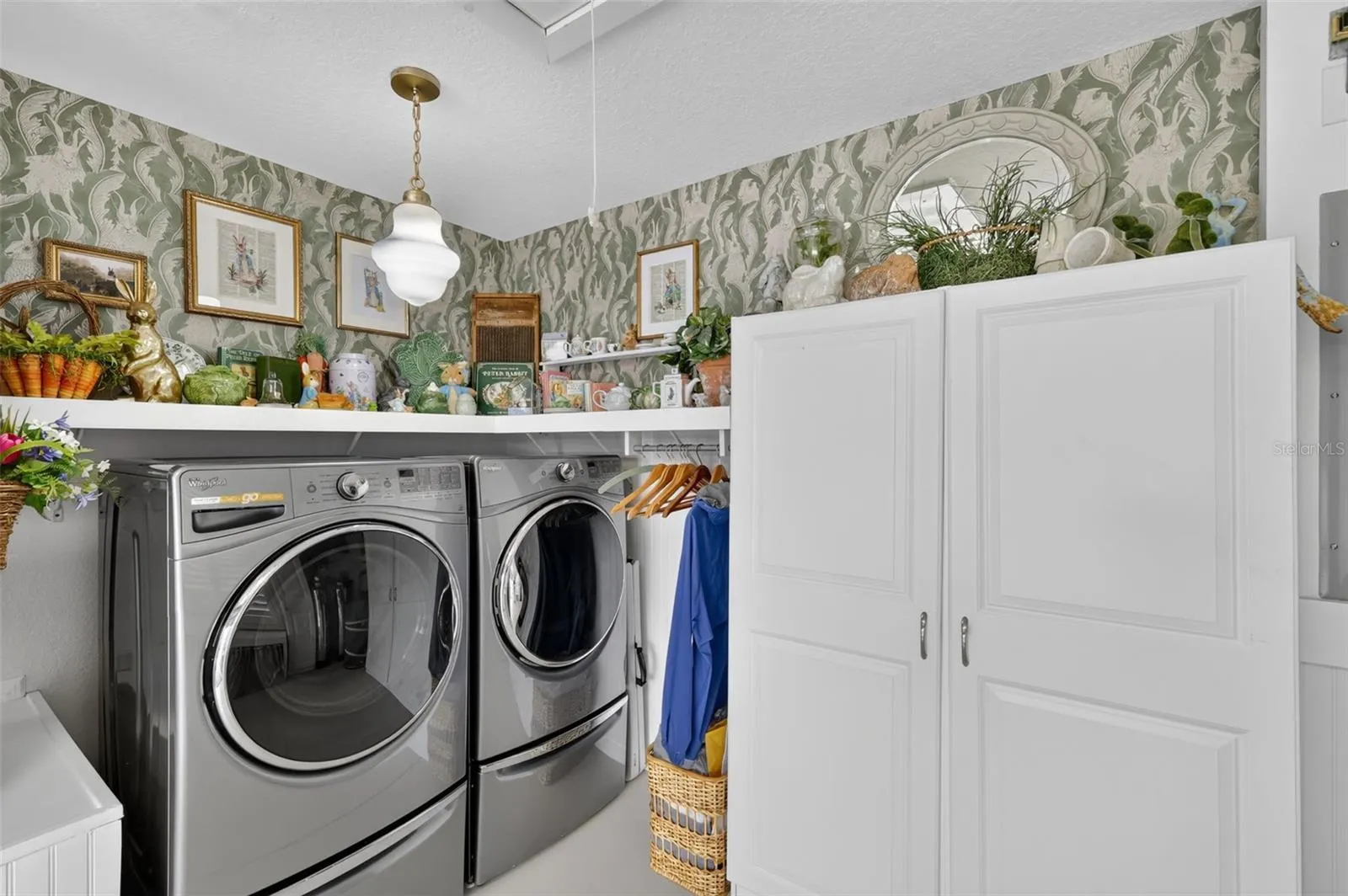 Laundry and Storage in Garage