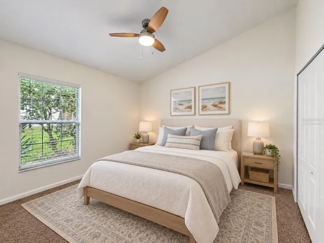 Virtually Staged. Bedroom 2.