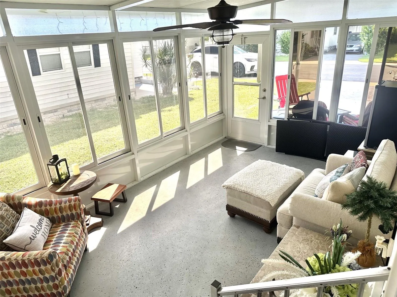 Glass Enclosed Florida Room