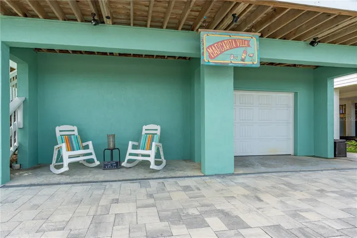 Front lower level seating area