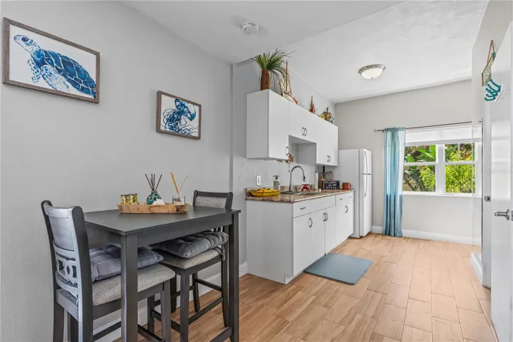 1st floor- Private entrance- View inside into kitchenette area (no stove) view #1