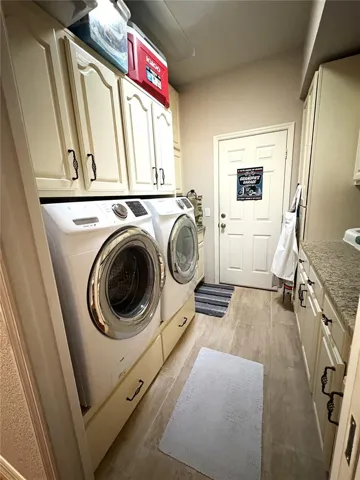 laundry room with garage access