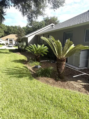 west side of home