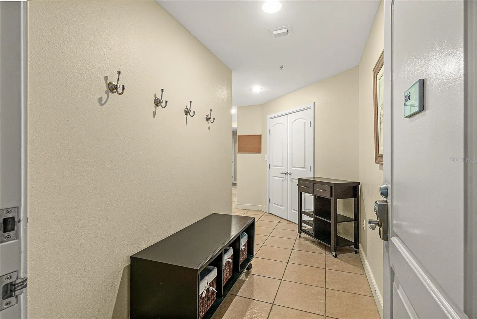 Back door off kitchen