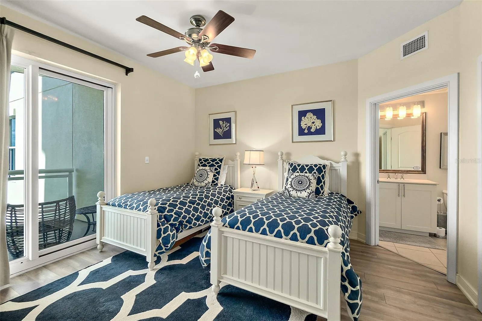 Guest bedroom #2 with balcony access