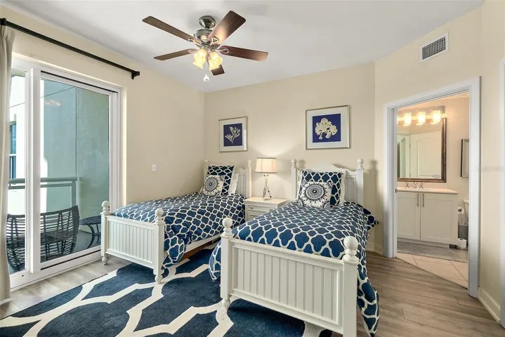 Guest bedroom #2 with balcony access