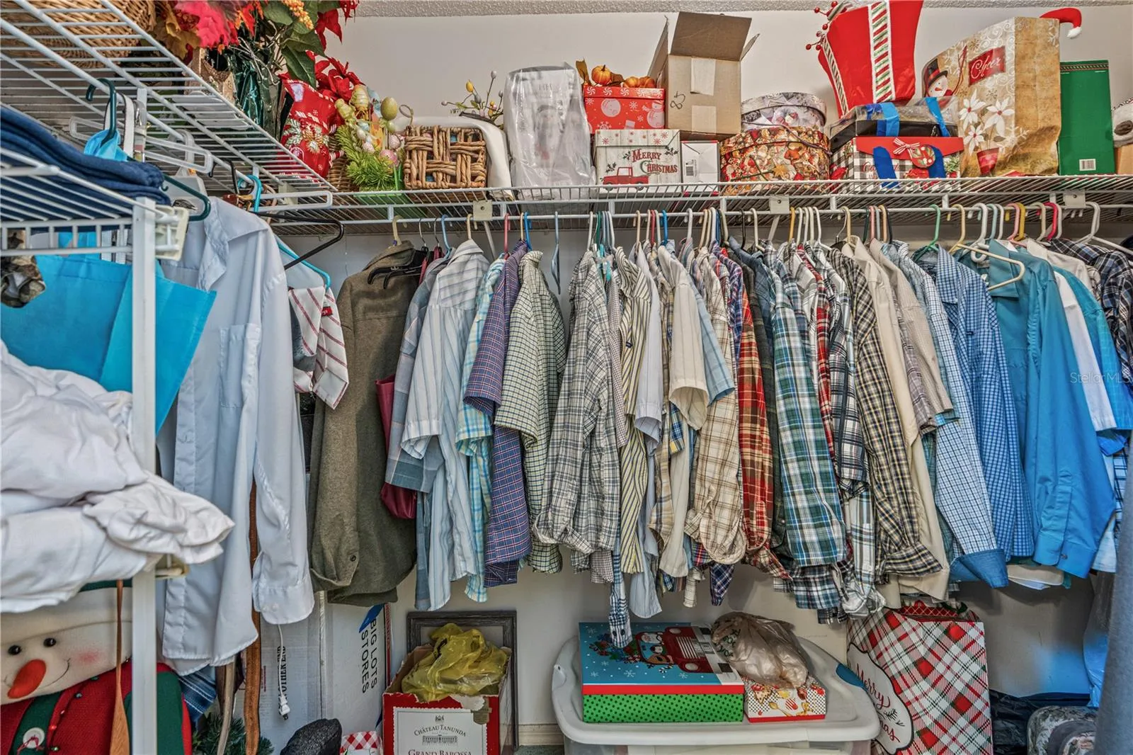 Oversized primary closet