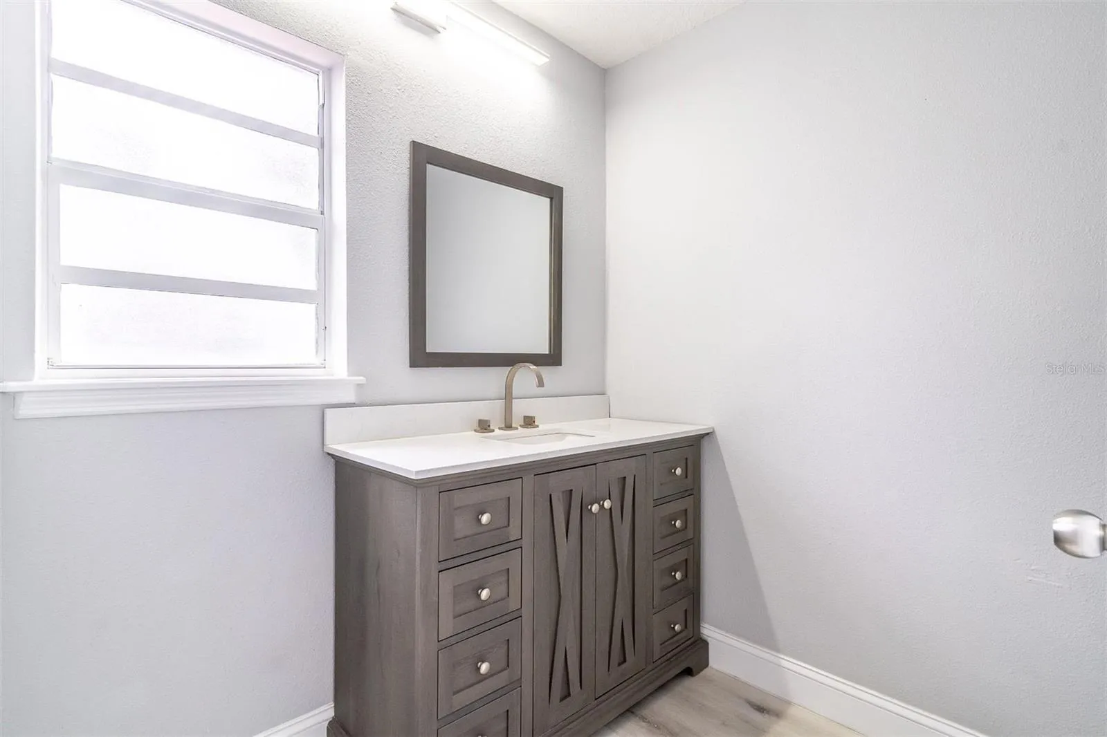 Guest Hall Bath spacious with 48' vanity
