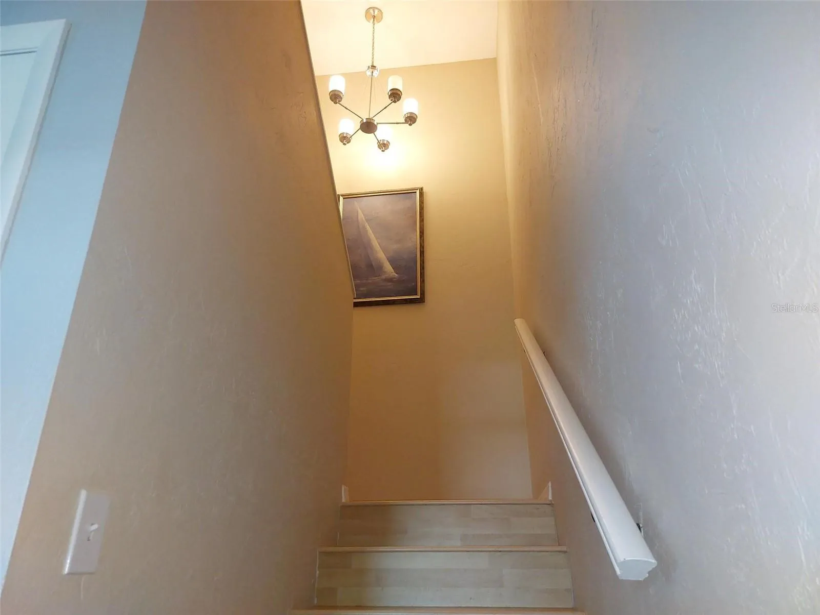 View going upstairs.