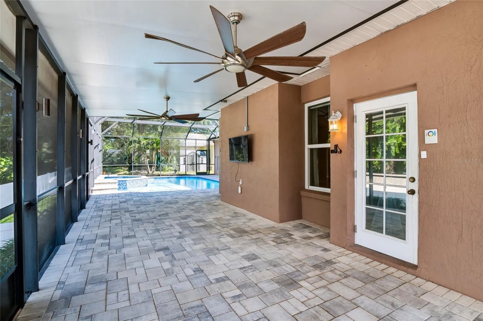 rear patio