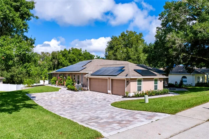 side of home with driveway
