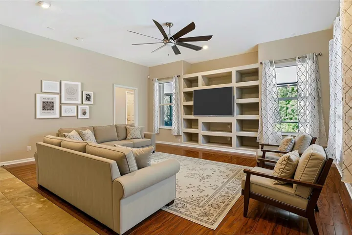 Virtually staged - living room