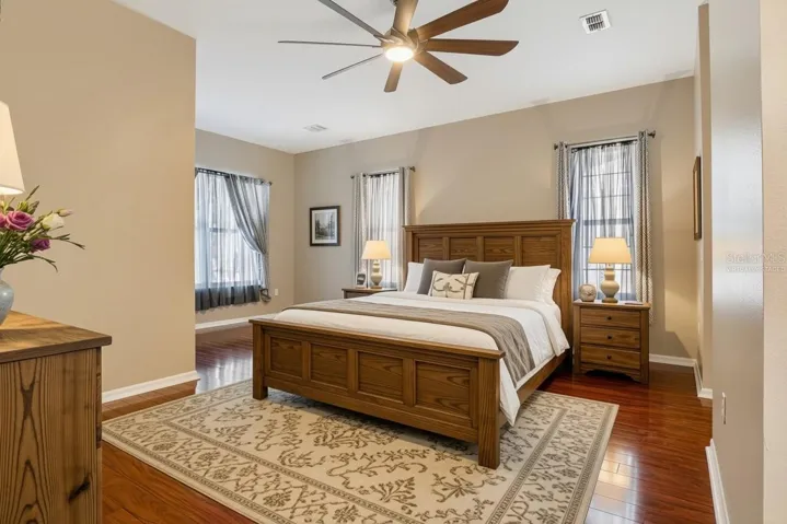Virtually staged - Primary bedroom