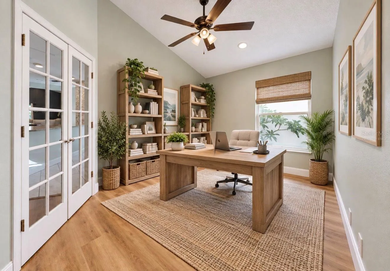 Virtually staged- Office