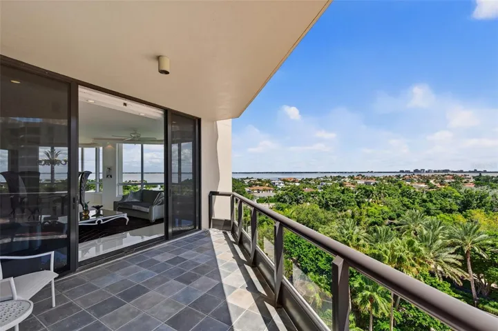 Southeast balcony view.