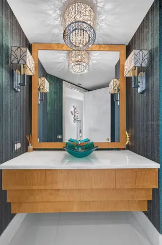 Powder bathroom