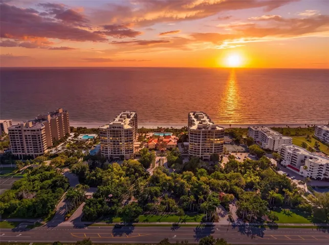 Nightly beachfront sunsets