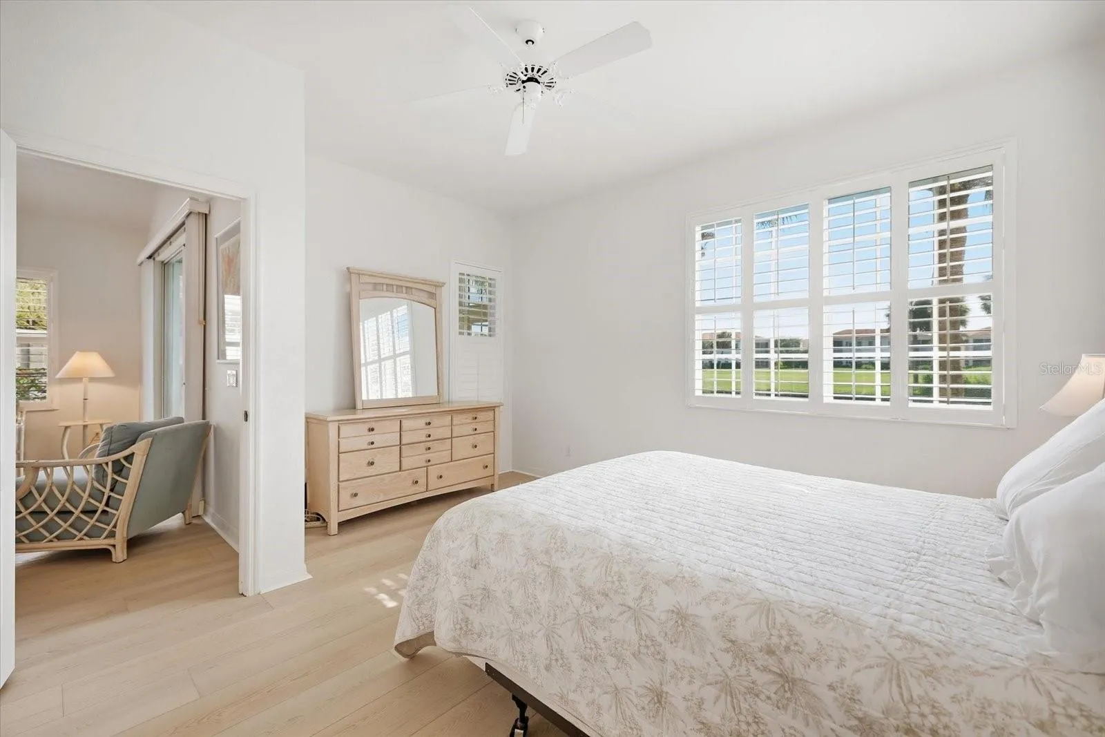 Primary windows overlooking lake/golf course