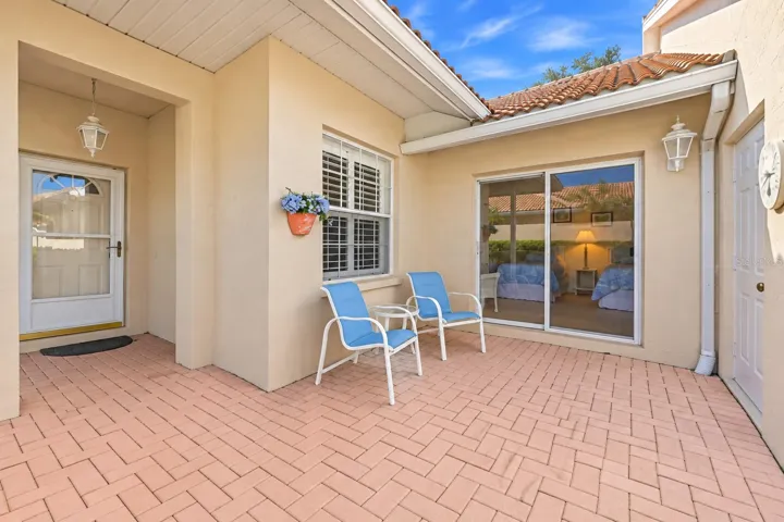 Front door and bedroom 1 slider